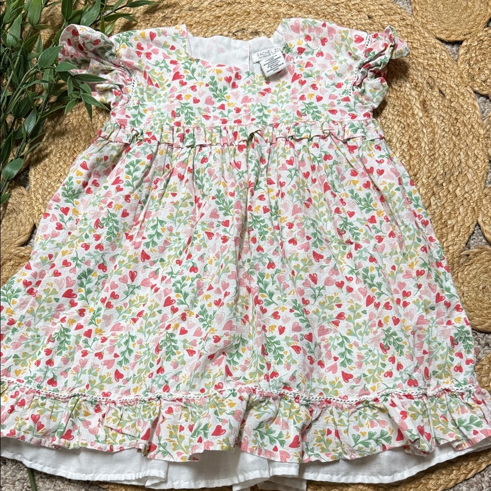 Rachel zoe loose fit Heart Floral Dress. Size 5t